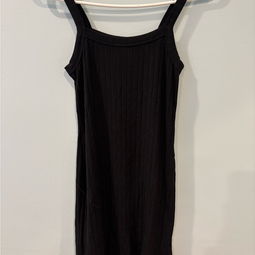 Billabong Black Ribbed Mini Dress
